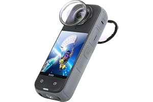 SEASKY Premium Objektivschutz für Insta360 X4 Sportkamera Zubehör, kratzfestes gehärtetes Glas, Objektivschutz, hohe Transparenz, optische Beschichtung