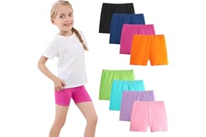 Charmi Pantalones Cortos Shorts Verano Leggings Cortas Niña Paquete de 8