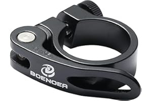 Bynccea Collarino per Bici Reggisella，Pinze reggisella in Alluminio Morsetto reggisella da Bici a sgancio rapido per Bici e MTB da 31,8mm e 34,9mm