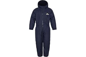 Wetplay Kids Padded All-in-One Waterproof Suit Snowsuit Childs Childrens Boys Girls