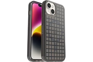 ‎OTTERBOX OtterBox Symmetry+ Przezroczyste Etui na iPhone 14/iPhone 13 na MagSafe, Wstrząsoodporny, Potrójnie Testowany Zgodnie ze Standardami Wojskowymi, Ochrona Antybakteryjna, Window Pane Black