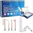 Yofuly High Frequency Facial Wand, Portable Handheld High Frequency Machine, Professional Skin Care Tool for Face/Body/Hair Care