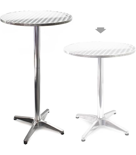 YITAHOME Mesa Plegable 80cm, Mesa Redonda Resistente para Jardín, Mesas de Terraza para Fiesta al Aire Libre, Playa, Barbacoa, Marco de Metal Antioxidante, 80 x 80 x 74cm, Negro YITAHOME Mesa Plegable 80cm, Mesa Redonda Resistente para Jardín, Mesas de Terraza para Fiesta al Aire Libre, Playa, Barbacoa, Marco de Metal Antioxidante, 80 x 80 x 74cm, Negro