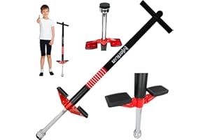 Merkan Pogo Stick, Jump Stick, Springen, Muster für Kinder, Jungen und Mädchen, Lenker aus Weichschaum, 5+, bis 70 kg