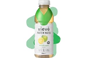 Vieve Protein Water 6x500ml - Citrus & Apple | 20g Protein, Sugar Free, Fat Free & Dairy Free | A Ready to Drink Alternative to Protein Powders & Shakes | 6 Pack