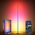 Govee Modern Floor Lamp, RGBIC LED Lamp Works with Alexa, Google Assistant and App, 16 Million Colors DIY and 61 Scene Modes, Music Sync for Bedroom, Gaming Room