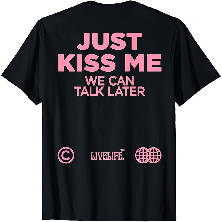 Valentinstag Tank Top - Just Kiss Me We Can Talk Later