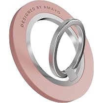 Impugnatura Magnetica A Cuore Per Smartphone TEOZBLU | Anello Regolabile E Rimovibile | Supporto Per Telefono E Tablet | Viola