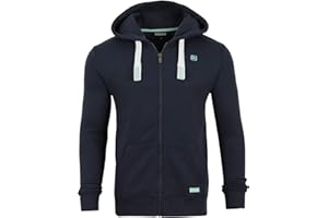 riverso Herren Kapuzenjacke RIVNoah Regular Fit Hoodie Taschen Jacke Reißverschluss Sweatjacke Streetwear Trainingsjacke Braun Rot Blau Schwarz Grün Grau S M L XL XXL 3XL 4XL 5XL