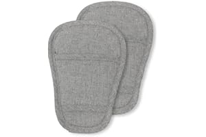 SeedFuture Ceinture de Sécurité pour Poussette Coussin D'entrejambe Gris 2 Pièces, Universel Coussinets de Ceinture de Landau pour Nouveau-nés Nourrissons Enfants