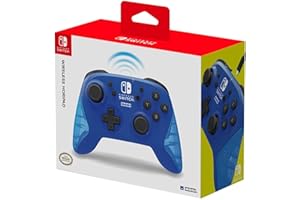 HORI Kabelloses Horipad (Blau) Controller für Nintendo Switch - Offiziell Lizenziert