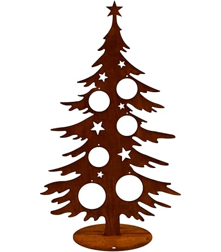 Sapin De Noël Métallique Hohiya 213cm - Support Décorations Avec 174 Crochets - Noir