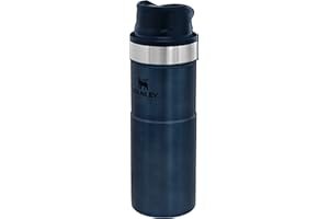Stanley Classic Trigger Action Travel Mug 0.47L / 16OZ Nightfall ? Leakproof Cup | Hot & Cold Thermos Bottle | Vacuum Insulated Tumbler for Coffee, Tea & Water | BPA Stainless-Steel Travel Flask