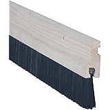 Stormguard 02sr0320838wo 838mm Bottom Of The Door Brush Strip Draught Excluder Wood Black 2 9 Amazon Co Uk Diy Tools