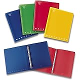 Pigna Monocromo 021966530, Raccoglitore in PPL ad Anelli da 30 mm, formato A4 , Pacco da 5 Pezzi