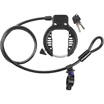 Fahrrad Rahmenschloss, mit 1,5 m abnehmbarem Kabel, RINGLOOP von M-WAVE Sport & Freizeit
