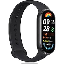 Micnos Custodia compatibile con Xiaomi Mi Smart Band 6/5/4 PC Cover con Protezione in Vetro Temperato, Protezione Totale Ultra Sottile per Custodia Protettiva -rosa