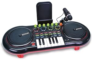 Bontempi GrooveMaster: DJ Mixer with Microphone and MP3 Connection for Budding DJs, 535 x 230 x 220 mm