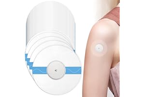 PKCHYE 100 Piezas Parches Freestyle Libre Parches Resistentes Agua Transparente Sensor Parches Tiritas Redondas Tiritas Resistentes Agua, Kinesiotape, para Freestyle Libre 1 2 & 3