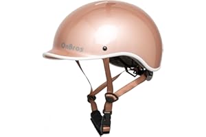 OnBros Bike Helmet for Men and Women, Cycle Helmet Adjustable Scooter Skateboard Bike Commuter Lightweight Helmet, Urban Bicycle Helmets Size 56-61CM