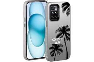 YUXING Funda para Xiaomi Redmi 10 2022 / Redmi 10 4G - Carcasa Teléfono Móvil Antichoque Delgada Patrón Artístico Fresco Bumper Slim Case Cover (Coconut)