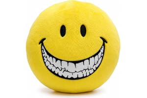 Verity plyschdjur 24 cm gul smiley skräck plysch figur present, A