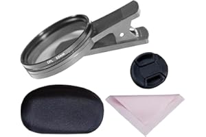 Ioensy Obiettivo della fotocamera del telefono CPL da 52 mm filtro per lenti polarizzatore circolare accessori per la fotografia clip professionale sul