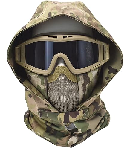 Masque De Protection Airsoft/paintball - Compatible Rail VITE - Lentilles Jaune/noir Interchangeables - Taille Ajustable