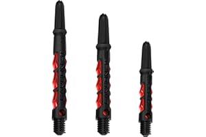 ‎HARROWS Harrows Dartschäfte Carbon ST Schäfte mit Pyramidenringen, mehrere Längen, mehrere Farben