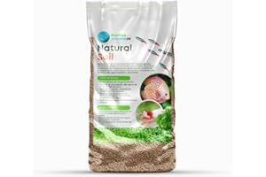 PLANTASACUARIO Natural Soil Sustrato Mineral Arcilloso Grano Fino 2-3mm para Acuarios, Terrarios, Paludarios, Ideal para Plantas Acuáticas y Terrestres 1 Litro