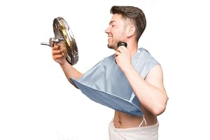 Linkidea skäggförkläde, non-stick rakcape för handfat, hopfällbar skäggtrimmerfångare, skäggvårdstillbehör, present till män