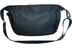 Lin's Liliana Borsa a tracolla da donna in nylon 30×21×11, borsa sportiva a tracolla impermeabile leggera