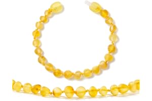 Cici's Story Braccialetto/cavigliera in 100% Ambra baltica Originale - 3 Dimensioni - 5 Colori