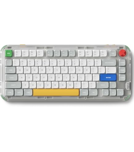 NuPhy Air60 V2 White（Cowberry） Klawiatura Nuphy Air60 V2 Ionic White Cowberry (AIR60V2IWCBY