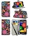 Produktbild Neu Creative Grafische Muster Portemonnaie Hülle Gedrucktes Design mit Integrierter Ständer & Große Eingabestift für Microsoft Lumia Huawei Apple HTC Sony Samsung Motorola - Qualle, Apple iPhone 6 (4.7 inch)