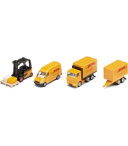 Mercedes Benz Sprinter Yellow Panel Van 1:48 – Lizenziert, Metall-Druckguss Mit Pull-Back Funktion