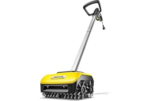 Kärcher Nettoyeur de Terrasses PCL 6, Pression Max. 10 Bar, Débit d'eau Max. 180 l/h, Largeur de Travail 300 mm, Rotation des Brosses : 600-800 TR/Min, pour Bois, Surfaces Composite, Dalles de Pierre