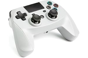 snakebyte GAMEPAD 4S – grau - Wireless Bluetooth Controller für PlayStation 4 / PS4 Slim / Pro, Analoge Dual Joysticks, PC kompatibel (Windows 7 / 8 / 10),3,5mm Kopfhöreranschluss, Touchpad