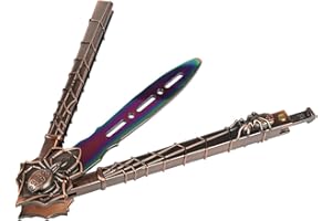 Andux Stainless Steel Tool Foldable with Holes Retro Spider CS/HDD30