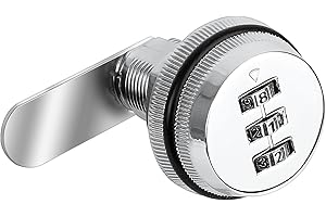 Ruicaifu 1PCS Combination Cam Locks, Zinc Alloy Coded Security Locks Practical Cabinet Password Locks for Office File Storage Cabinet Locker Drawer Letter Box(5cm x 5.5cm x 3.8cm)