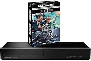PANASONIC BUNDLE Panasonic DP-UB450 MULTIREGION Bundle with Jurassic World 2 Movie Collection 2 Ultra HD 4K Blu-ray Disc