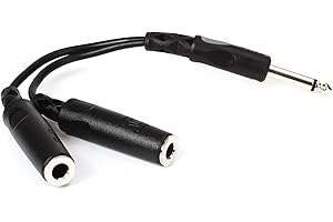 Hosa YPP-111 Câble Y TS vers TSF Noir