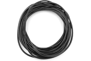 LAZMIN 5M/10M/20M Tuyau D'Arrosage De PVC, Tuyau De Tuyauterie Micro Flexible De Distribution D'Irrigation Par égouttement De 4/7mm Pour L'agriculture Industrielle(10M)