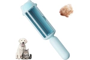 SINRAD Fusselroll Tierhaare，Wiederverwendbare Fusselrolle，Fusselroller Für Hundehaare und Katzenhaare,Geeignet Für Katzenkletterer, Katzenkratzbretter, Sofas, Zwingermatten(Blau)
