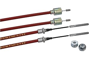 trailer parts4u 2X Original Alko Bremsseil Longlife Glocke inklusive 2X Kugelmutter M8 Hüllenlänge: 890 mm Gesamtlänge: 1100 mm Bremse Alko 299.710 299710