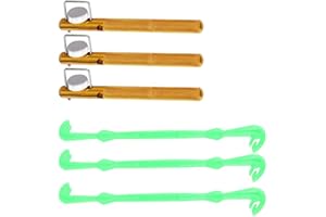 TIHEBEYAN 3 STÜCKE Angeln Knoten Bindewerkzeug + 3 STÜCKE Haken Tier Angeln Dehooker Set Angeln Tackler Werkzeug für Angler