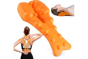 NHYDZSZ Relajador de Cuello y Hombros con Punto de Masaje en la Parte Superior de la Espalda, Masajeador Cervical y Espalda para Aliviar el Dolor de las Articulaciones