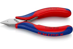 KNIPEX Elektroniksidavbitare Med ringled med flerkomponentsgrepp, 77 72 115