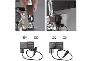 Bedler Régulateur de système de CO2 d'aquarium de Sortie de CC 12V Valve magnétique électrique de Basse température pour l'aquarium d'aquarium de Plantes Aquatiques de Plantes Aquatiques se Régulateu