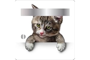 Jm-Déco Stickers boites aux Lettres Chat 30x30cm